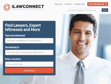 Tablet Screenshot of ilawconnect.com